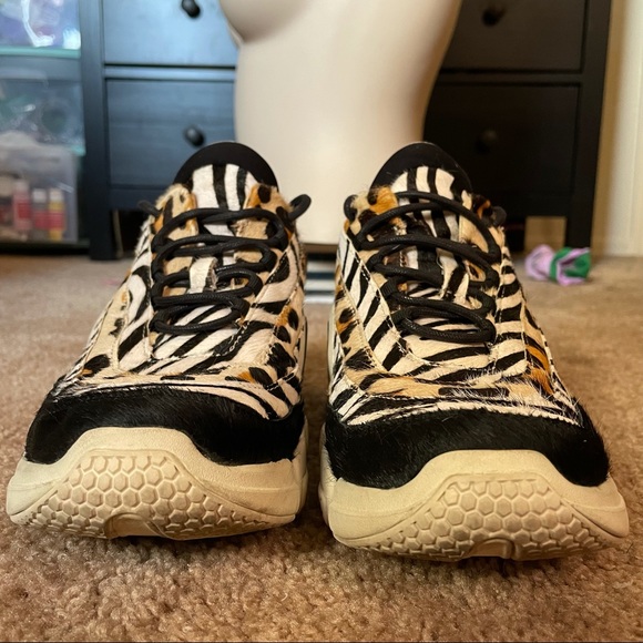 🐆🦓Chunky sneaker Neo block Animal print Fashion - Picture 2 of 10